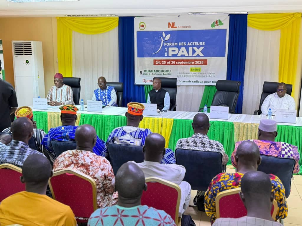 Les acteurs du monde communautaire en conclave pour échanger sur les questions de paix à l'occasion d'un forum initié pour la circonstance par le CCIB